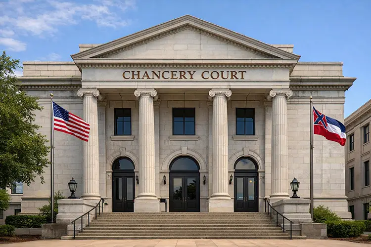  Mississippi Chancery Court building where probate cases are handled